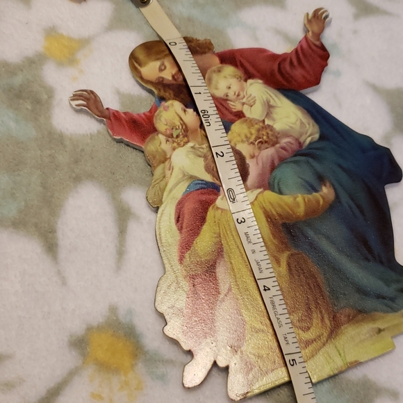 Set of 2 items/ 1 of Assisi & 1 of Jesus / Wood - Picture 8 of 8